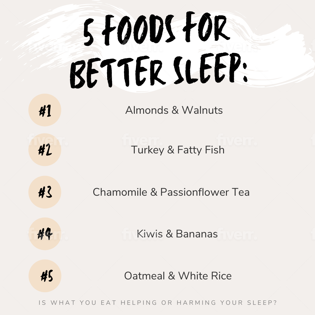 5 alimentos para dormir melhor
