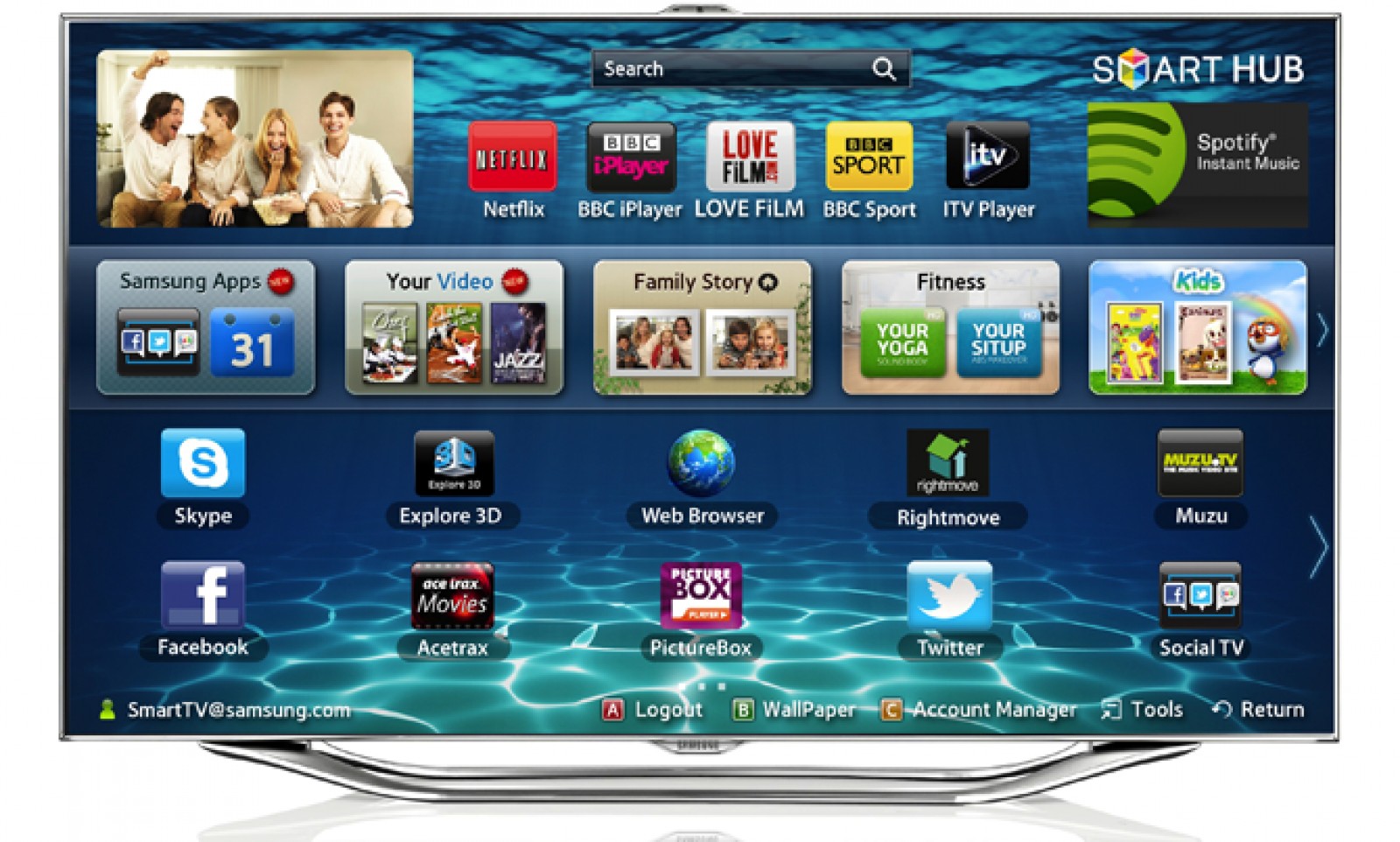 Can i put a screensaver on my samsung smart tv Samsung Lg Smart Tv